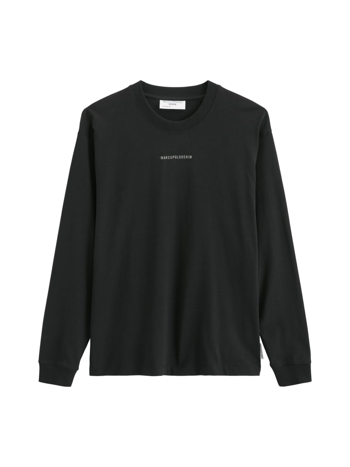 Heavy Weight Longsleeve relaxed in Schwarz