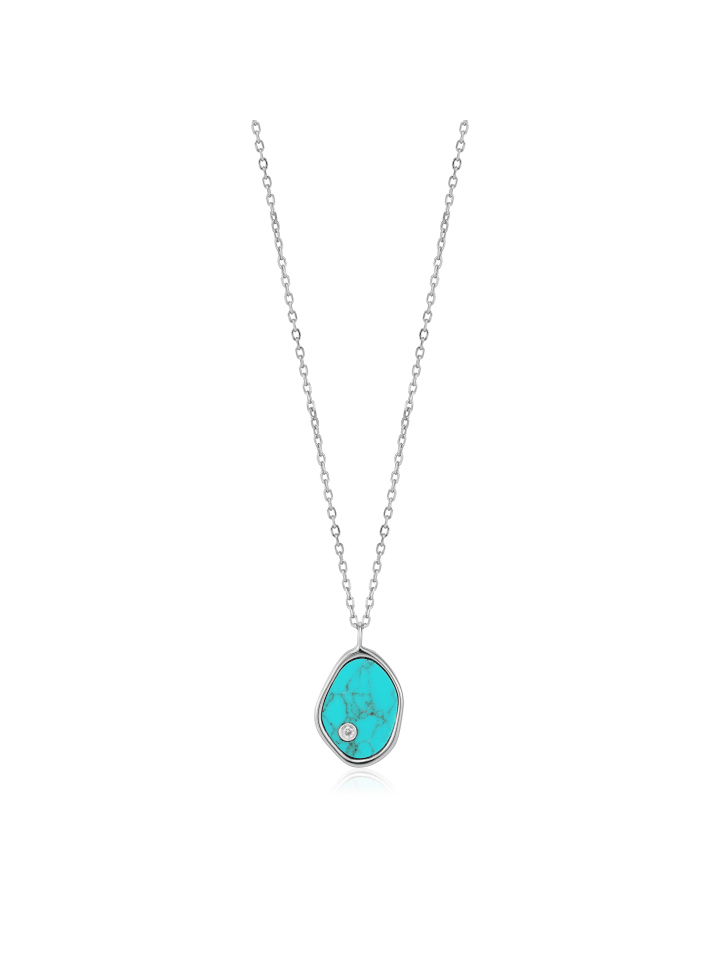 Halskette Turquoise Hidden Gem in Silber