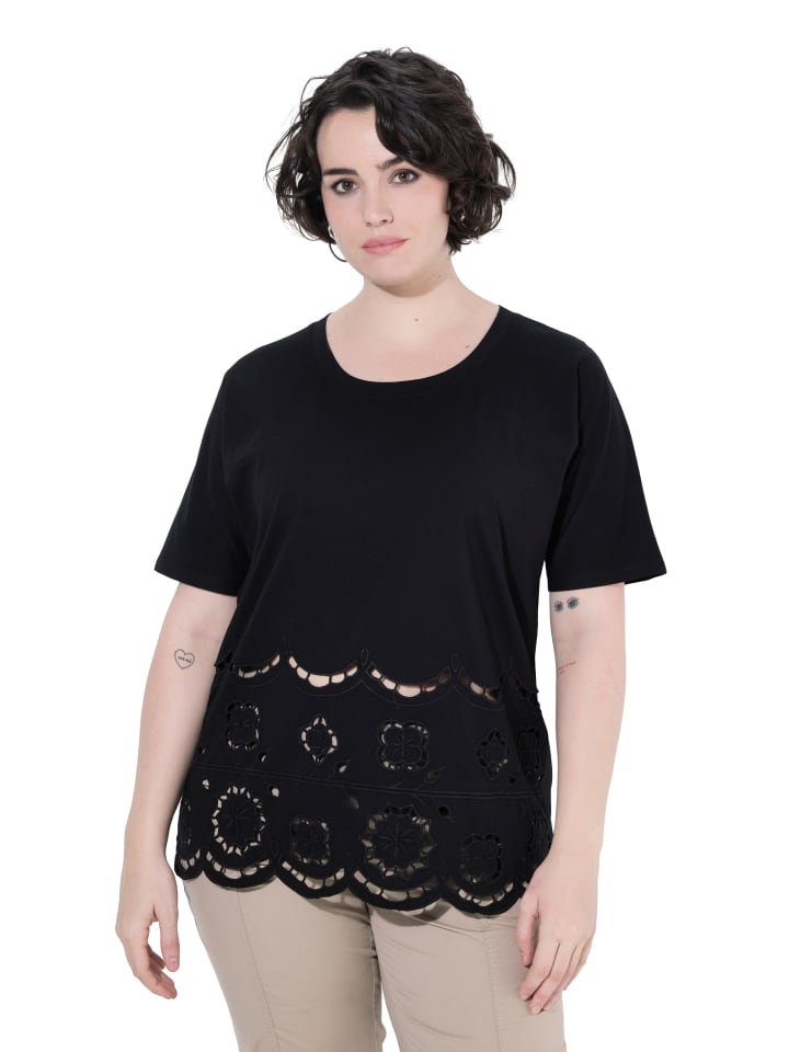 Shirt in schwarz