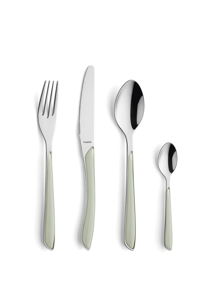 Besteckset PRISMA in salbei matt