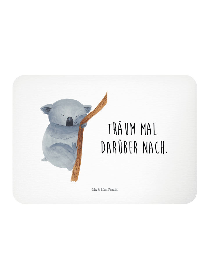 Magnet Koalabär mit Spruch in Weiß