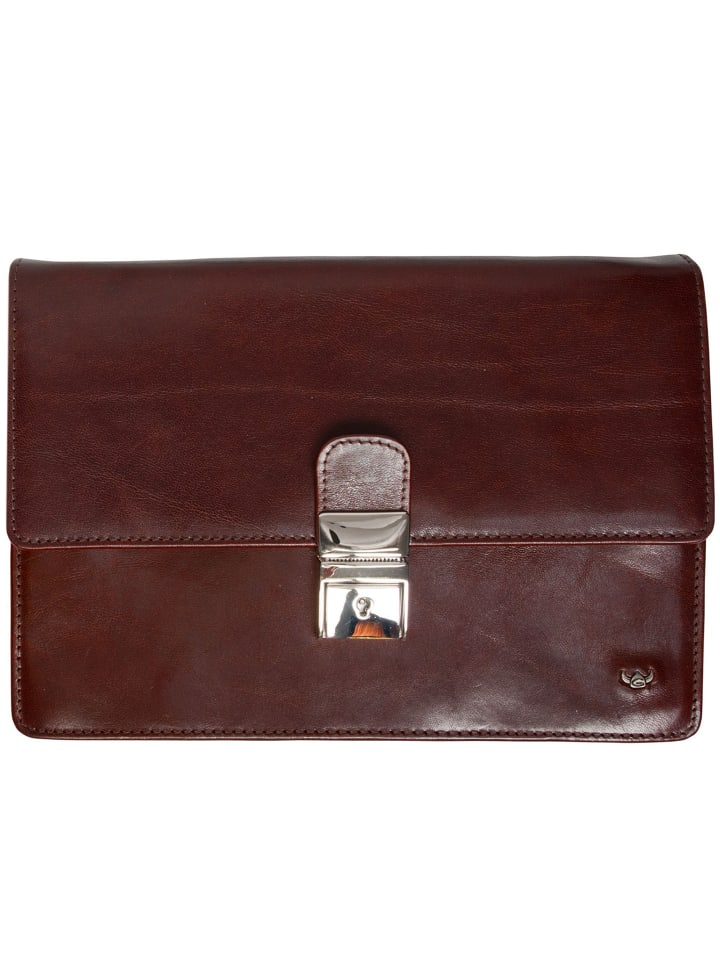 Colorado Herrentasche Leder 23 cm tabacco