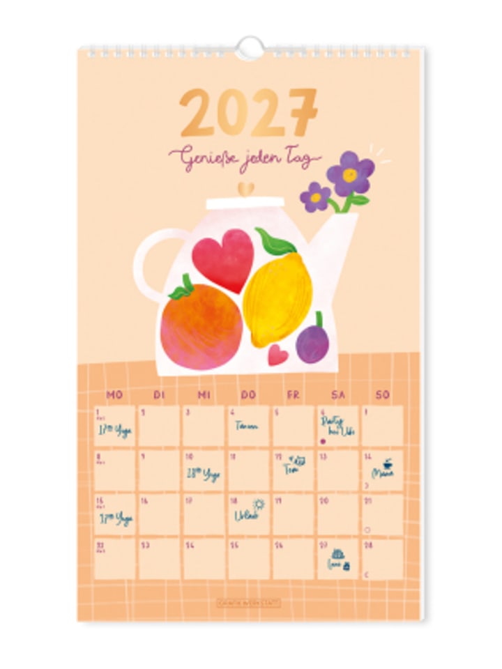 Kalender - Wandkalender 2027 Genieße jeden Tag