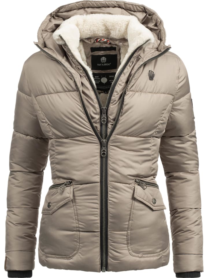 Navahoo Winterjacke Megan in taupe günstig kaufen | limango