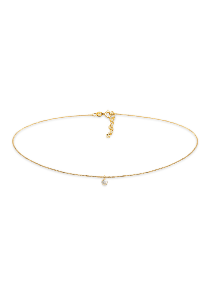 Halskette 925 Sterling Silber in Gold