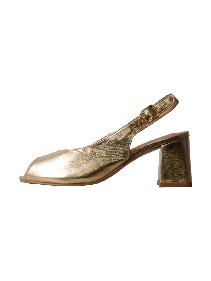 Sandalen mit Absatz Paris Gold
