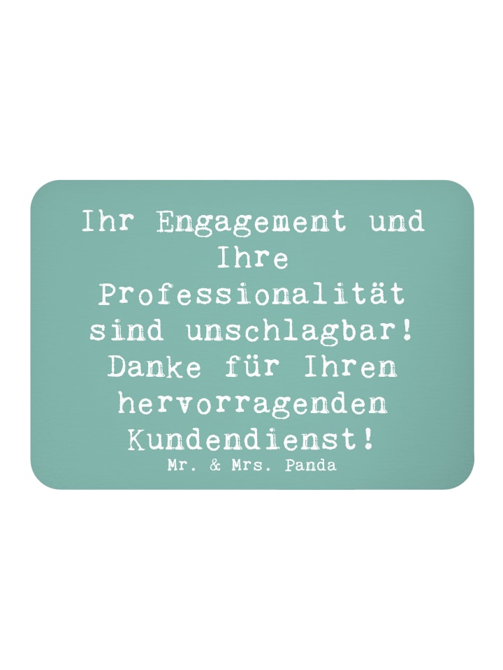 Magnet Spruch Kundendienstmitarbeiter Held mit ... in Meeresbrise