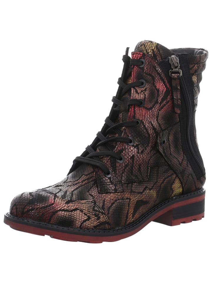 Stiefelette in rot