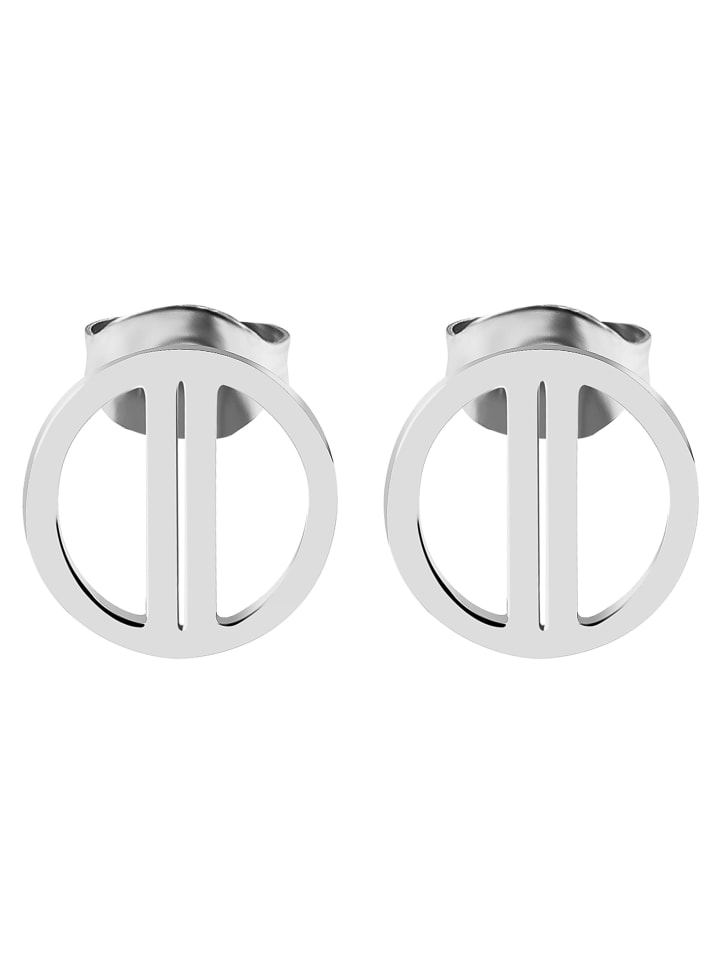 Damen Ohrringe – Ohrstecker aus Edelstahl in silber