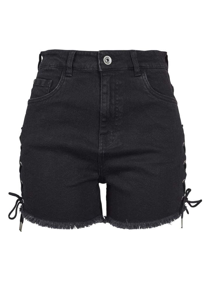 Jeans Shorts in black washed