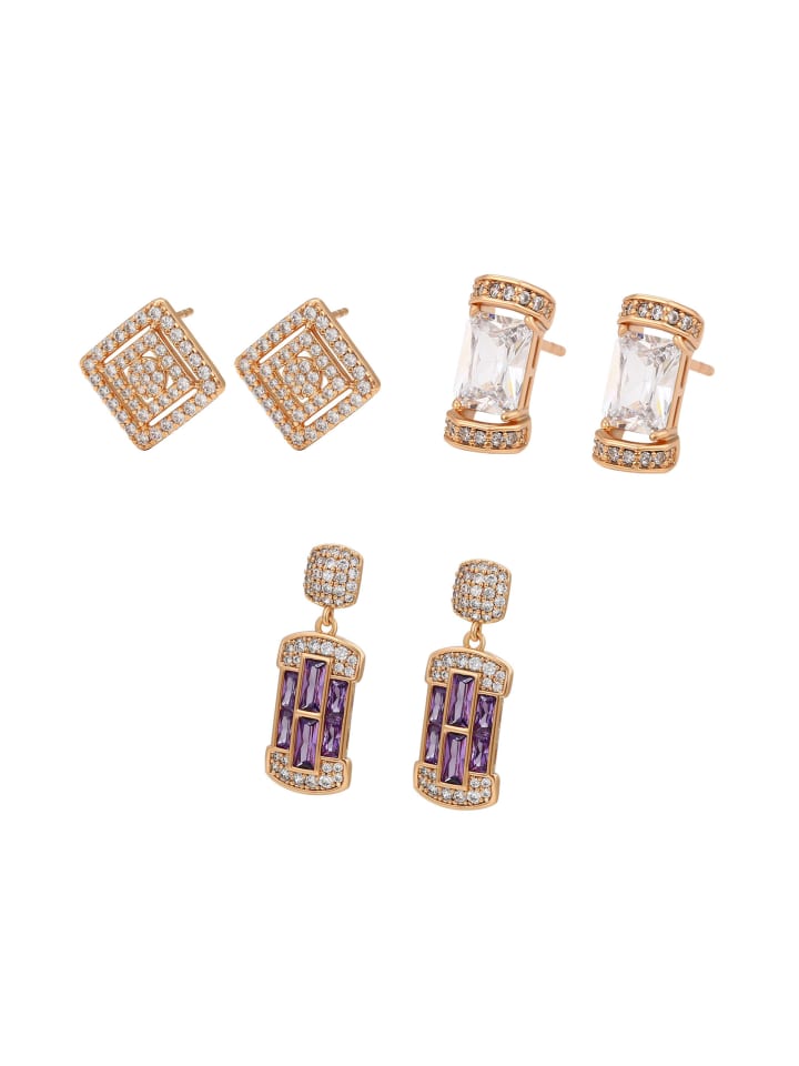 Women Earrings Set in gold