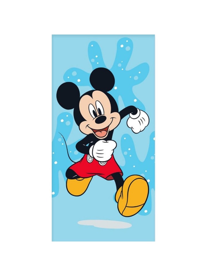 Disney Mickey Mouse Handtuch 70x140 cm Baumwolle weich Badetuch in Mehrfarbig