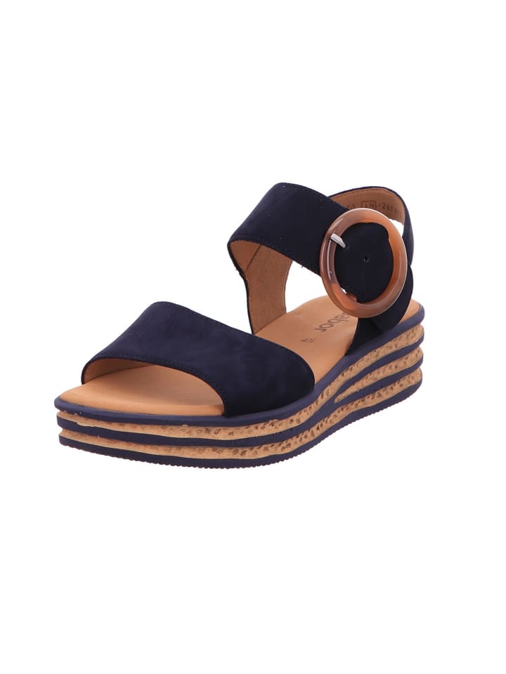 Plateausandaletten in blue