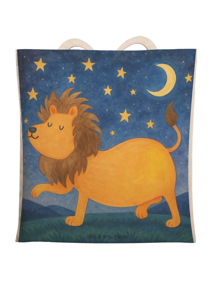 Schultertasche Sternzeichen Löwe Design ohne Sp... in Weiß