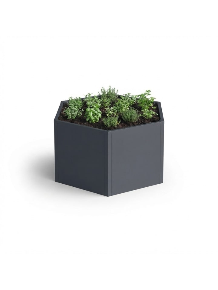 Hochbeet in Grau - (B)100 x (H)52 x (T)87 cm