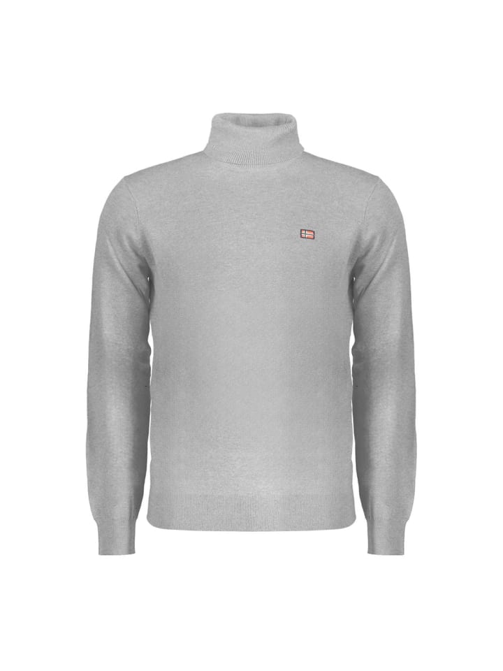 Grau Polyamid Herren Pullover