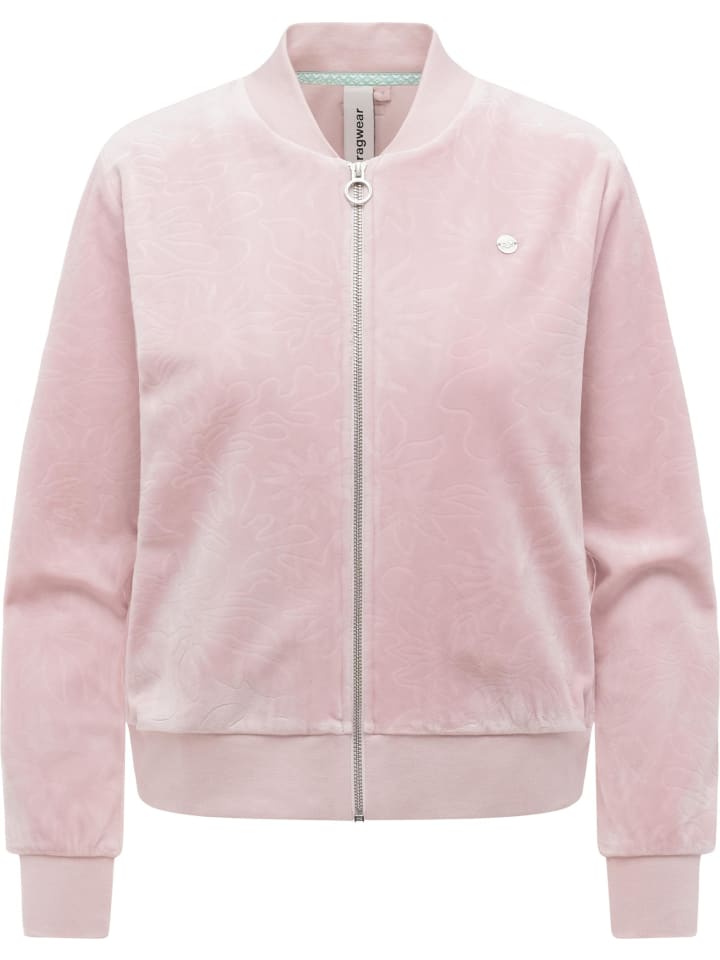 Sweatjacke Doron Embossed in Marshmallow