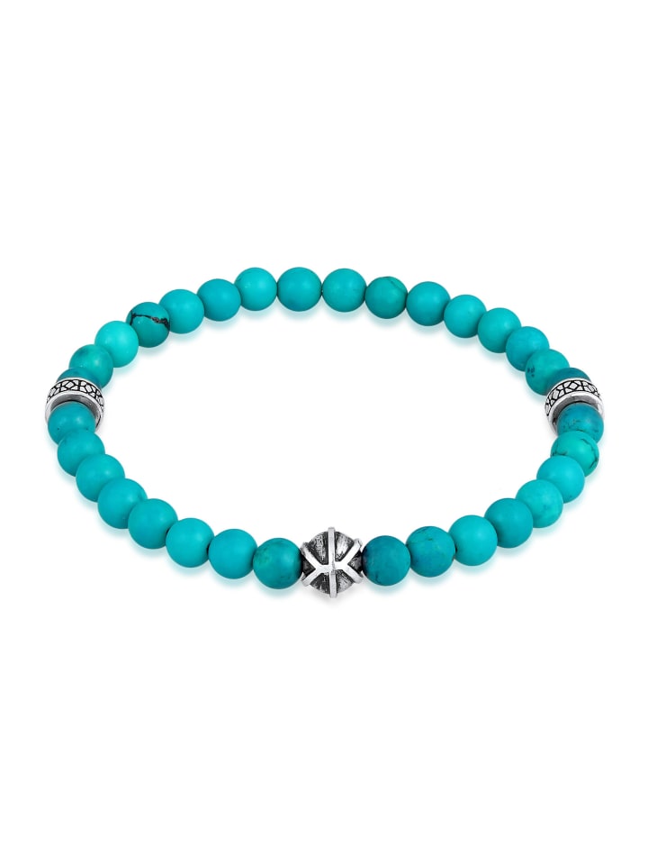 Armband 925 Sterling Silber Boho in Türkis