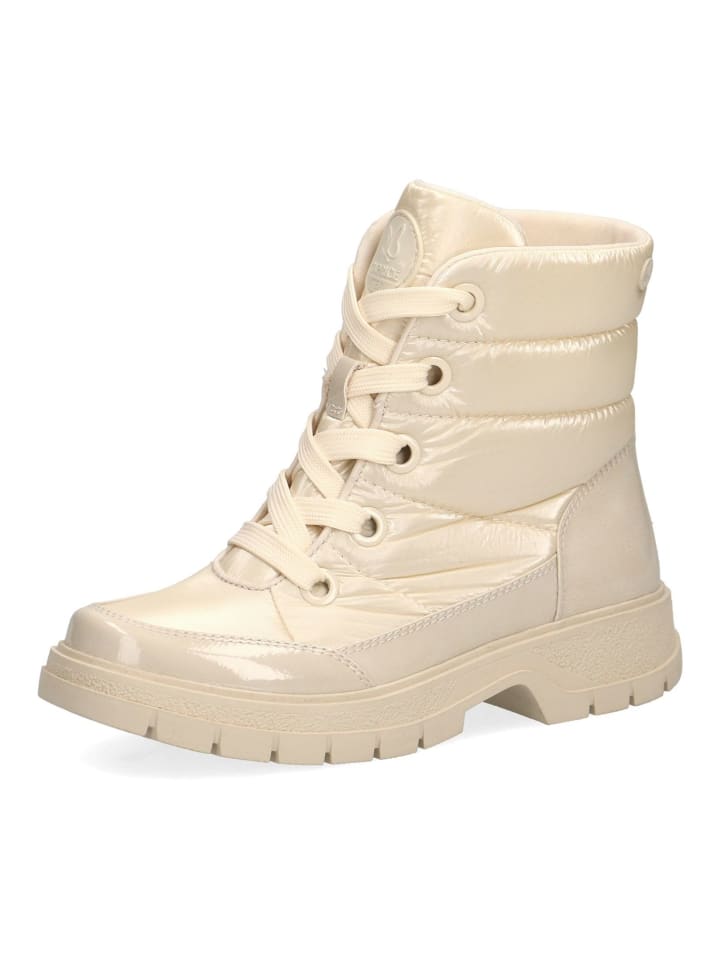 Stiefelette Beige