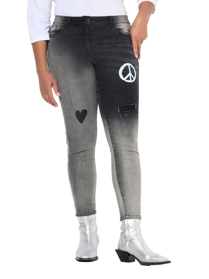 Jeans in schwarz