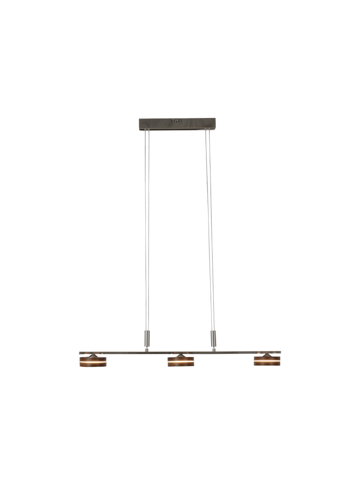 LED Pendelleuchte "TRIBERG" in braun - (L)75 cm x (B)10 cm x (H)80 cm - EEK G
