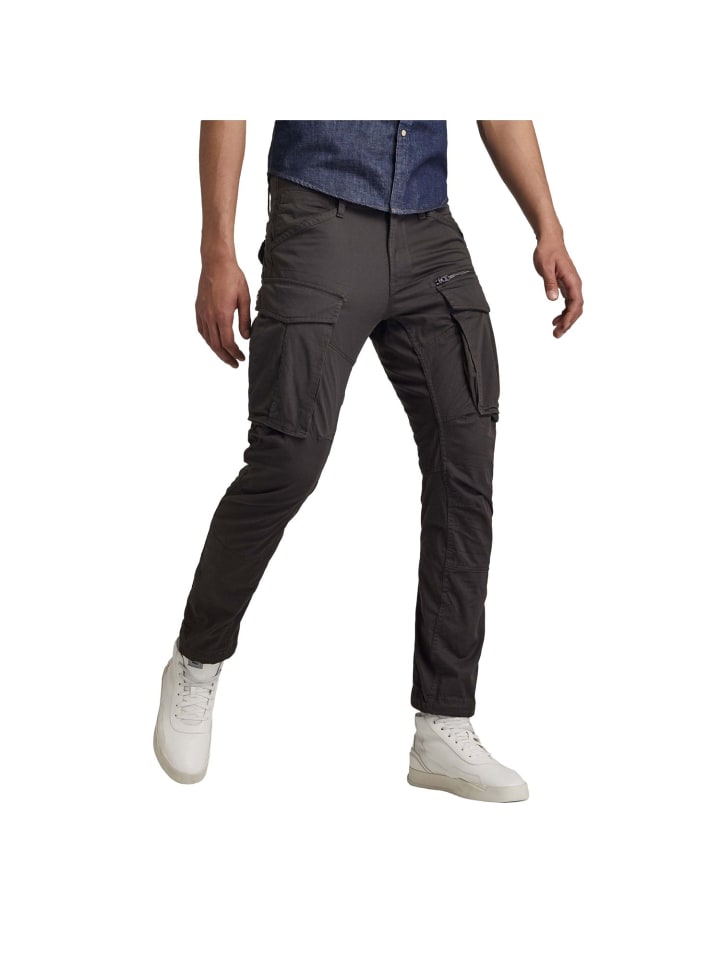 Cargo ROVIC ZIP 3D STRAIGHT TAPERED tapered in Grau