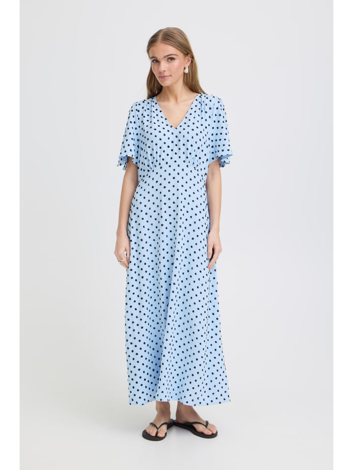 Casual IHZABBY Regular fit in GRAPHIC DOT POWDER BLUE
