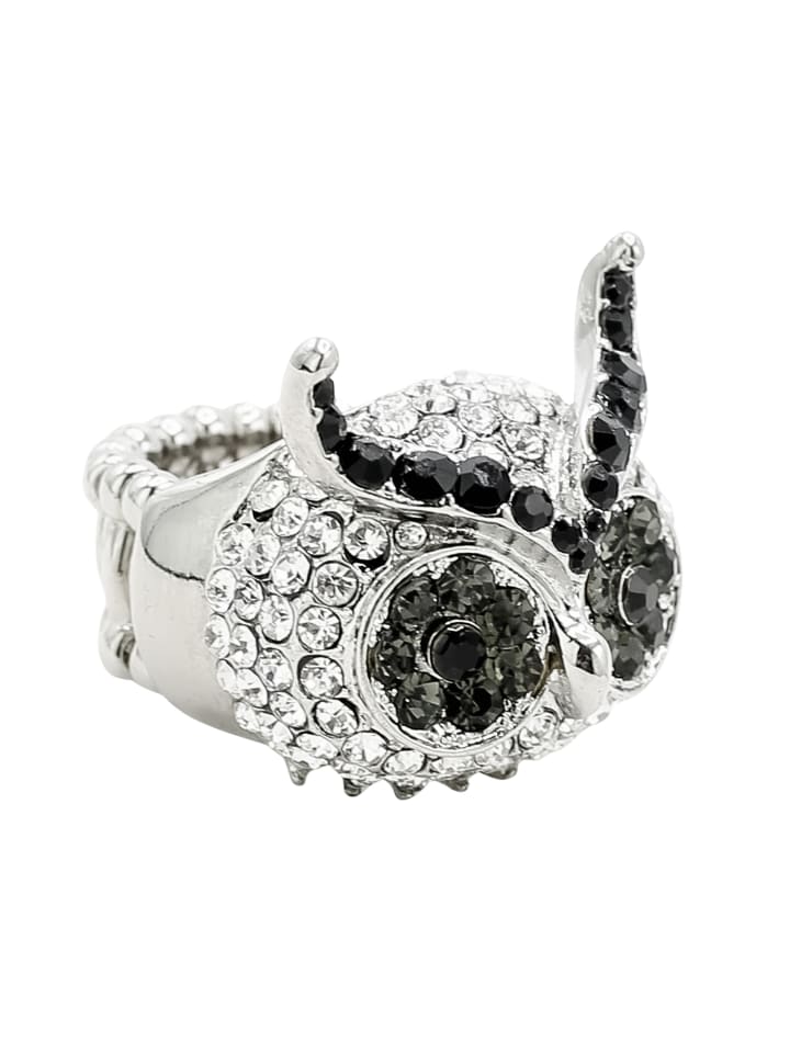 Ring " Eule " in silbern