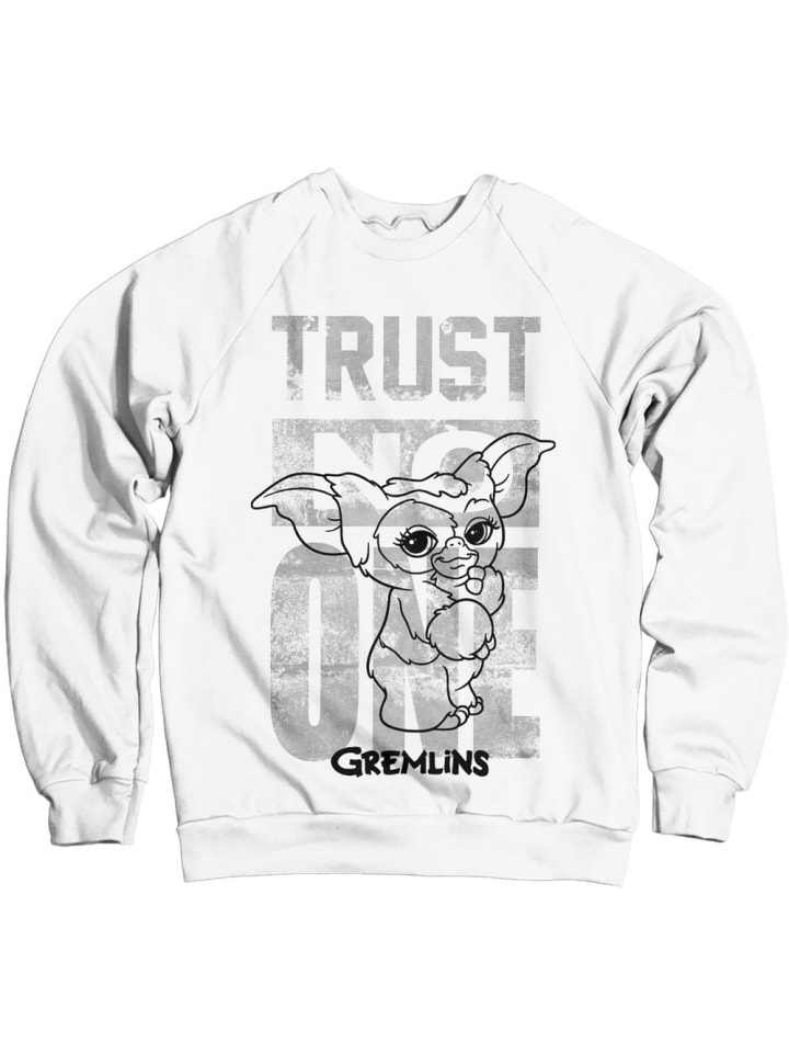 Pullover "Trust No One Sweatshirt" in Weiß