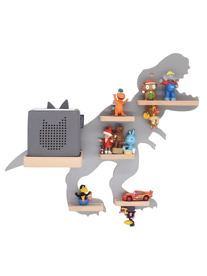 Regal Dinosaurier Kinder Toniebox Tonies Figuren in Grau