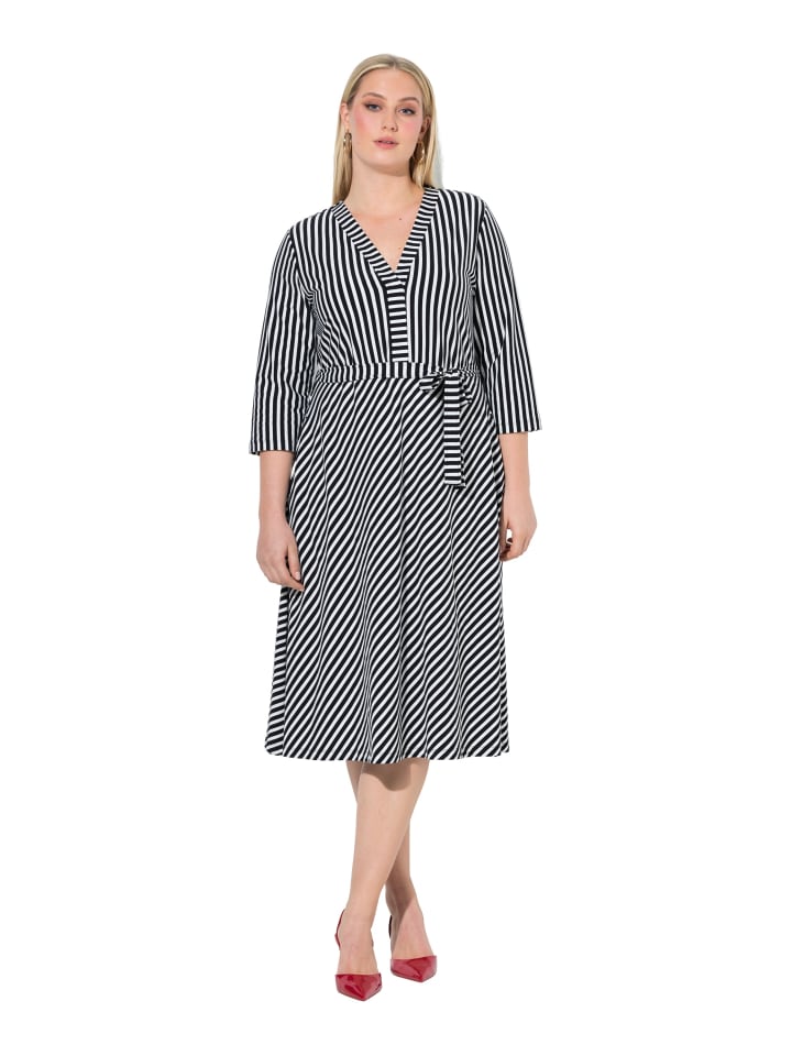Jerseykleid in schwarz