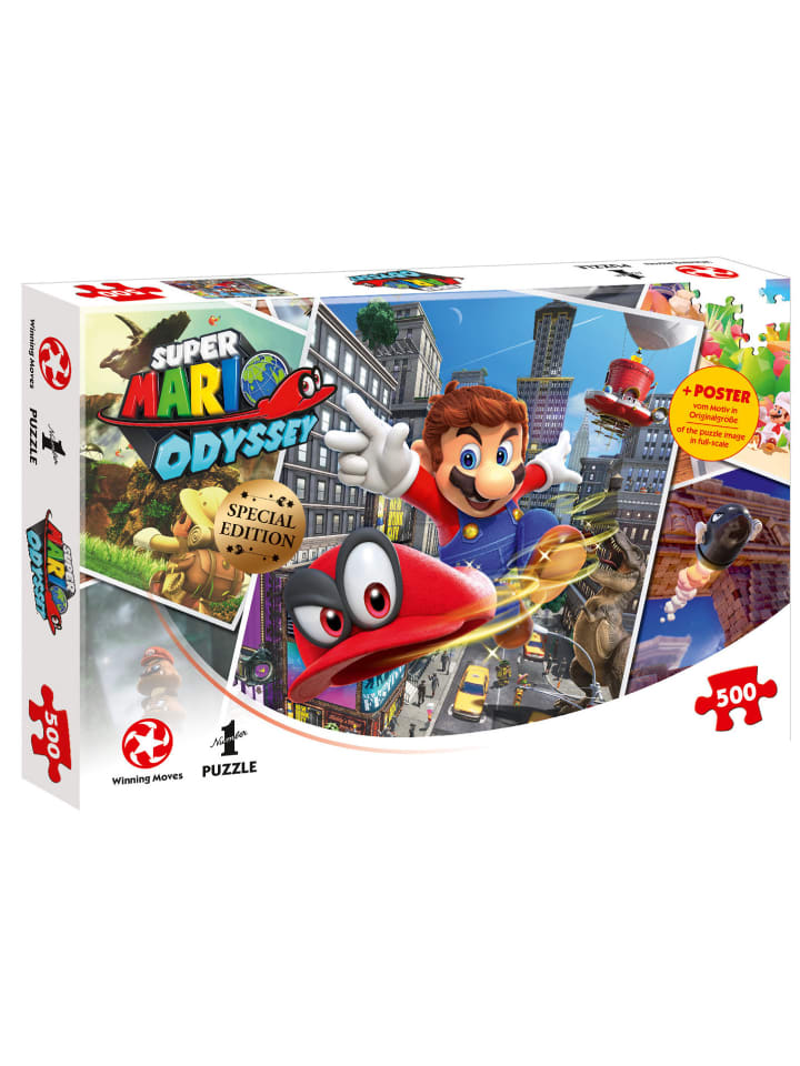 Puzzle Super Mario Odyssey World Traveler 500 Teile 48 x 34 cm in bunt