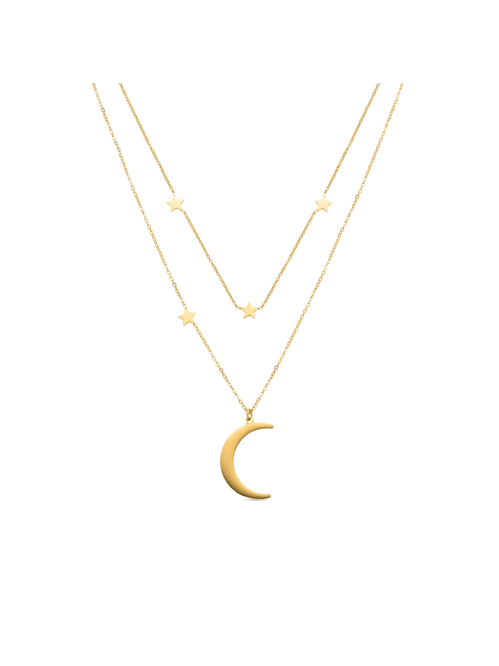 Halskette Monil mit 18 Karat Gold-Finish – MONIL