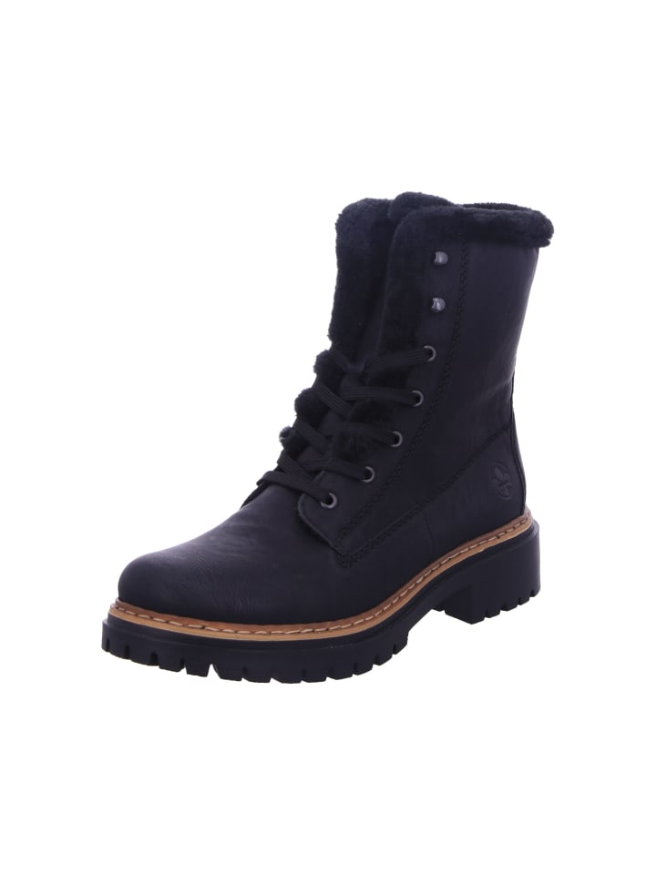 Winterstiefeletten in schwarz/nero