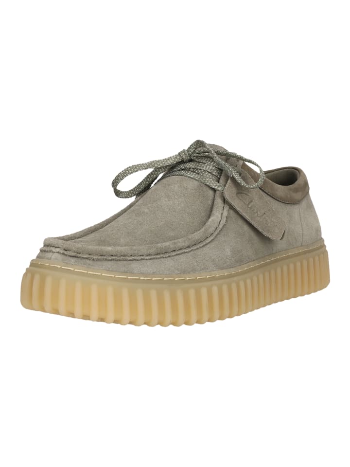Schnürschuhe Torhill Low in 5357 Sage Suede