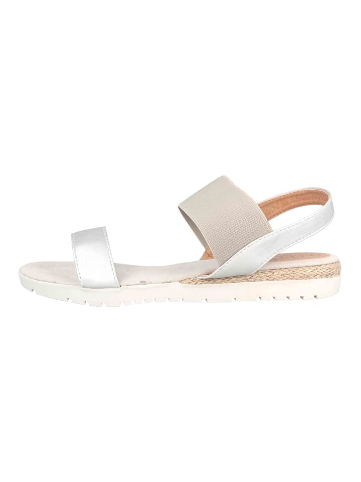 Sandalen in Silber