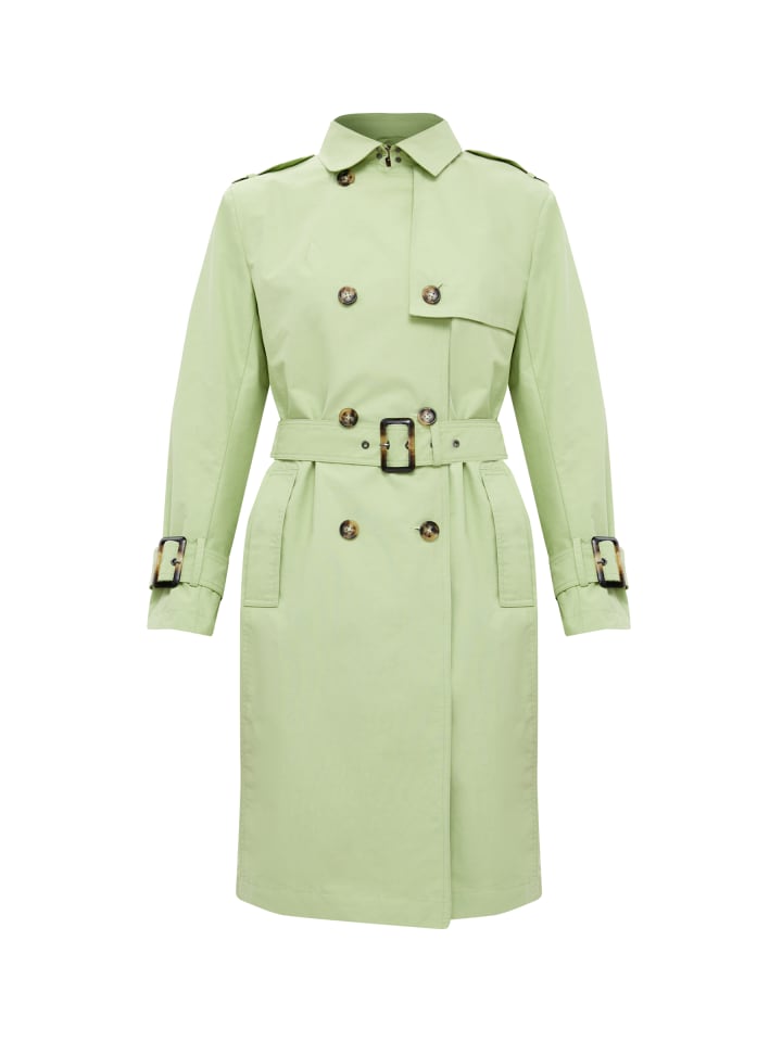Trenchcoat Klassisch in light green