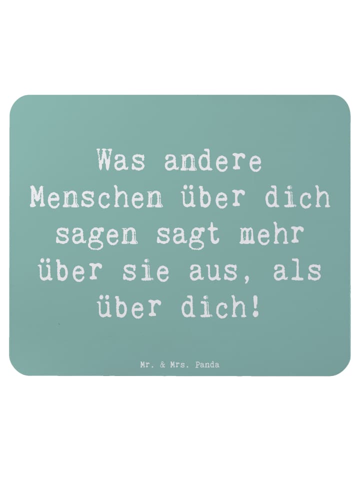Mauspad Spruch Mobbing bewältigen Selbstwert mi... in Meeresbrise