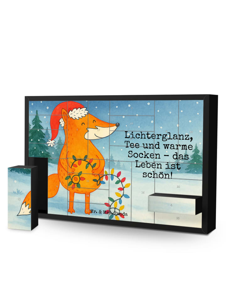 Adventskalender Fuchs Weihnachten Design mit Sp... in Weiß