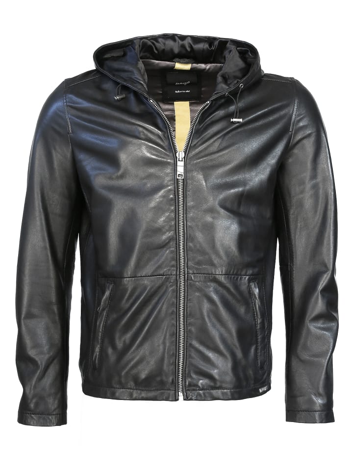 Lederjacke Estero in schwarz