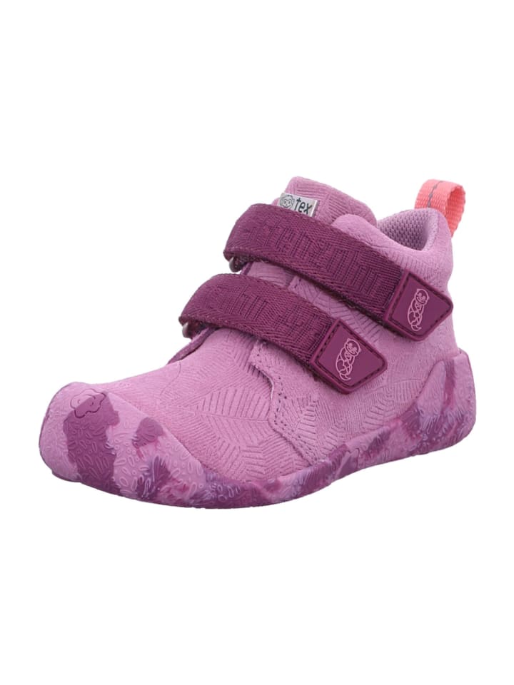 Halbschuhe Kinder Lauflerner Leder Talky Otter in Rot