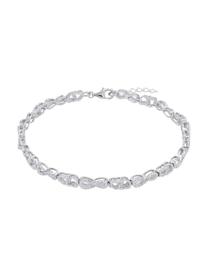 Armband Silber 925, rhodiniert in Silber
