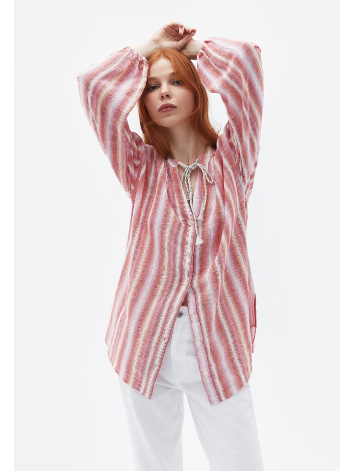 Hemdbluse COLOR BLOCK STRIPE