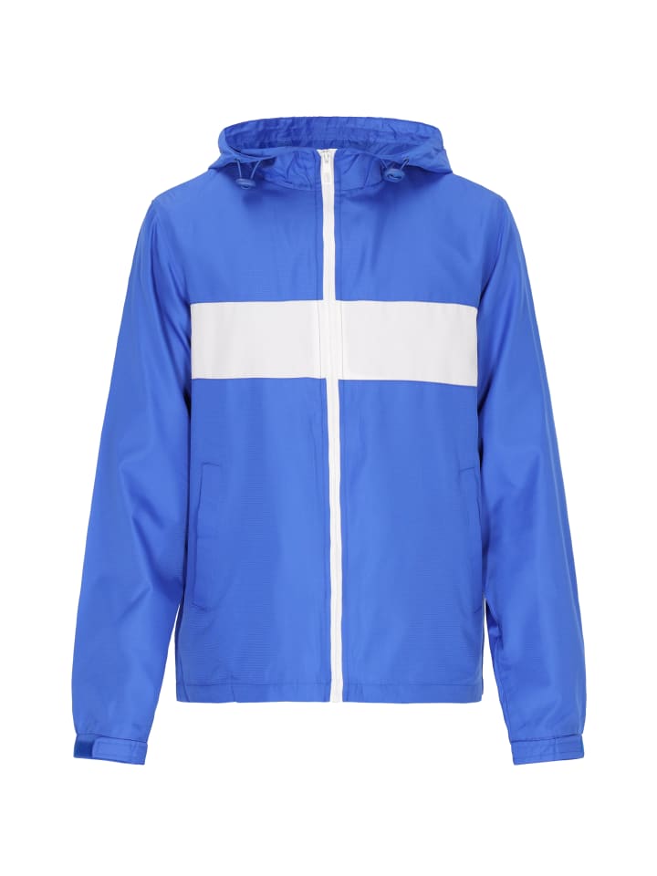 Herren Jacke in Königsblau Weiss