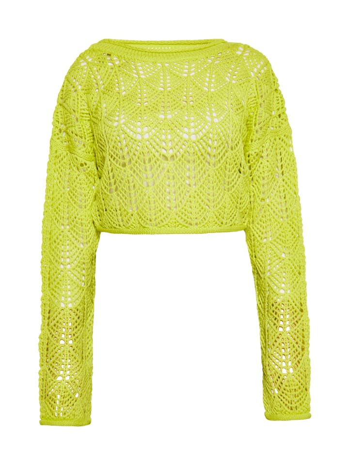 Damen Pullover in Limette