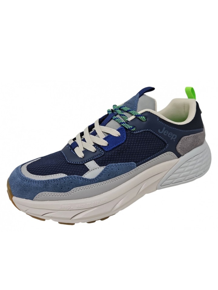 Sneaker Groove in Blau