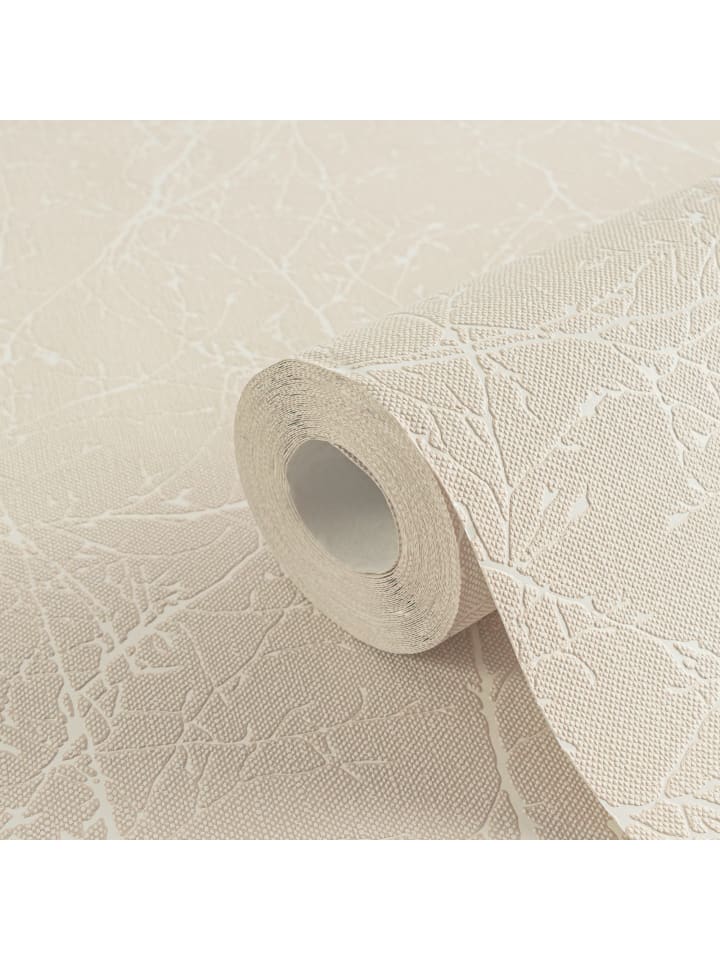 Tapete Forest Poetry in Beige