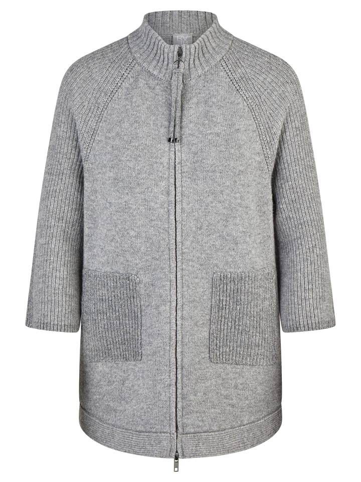 Strickjacke in Grau