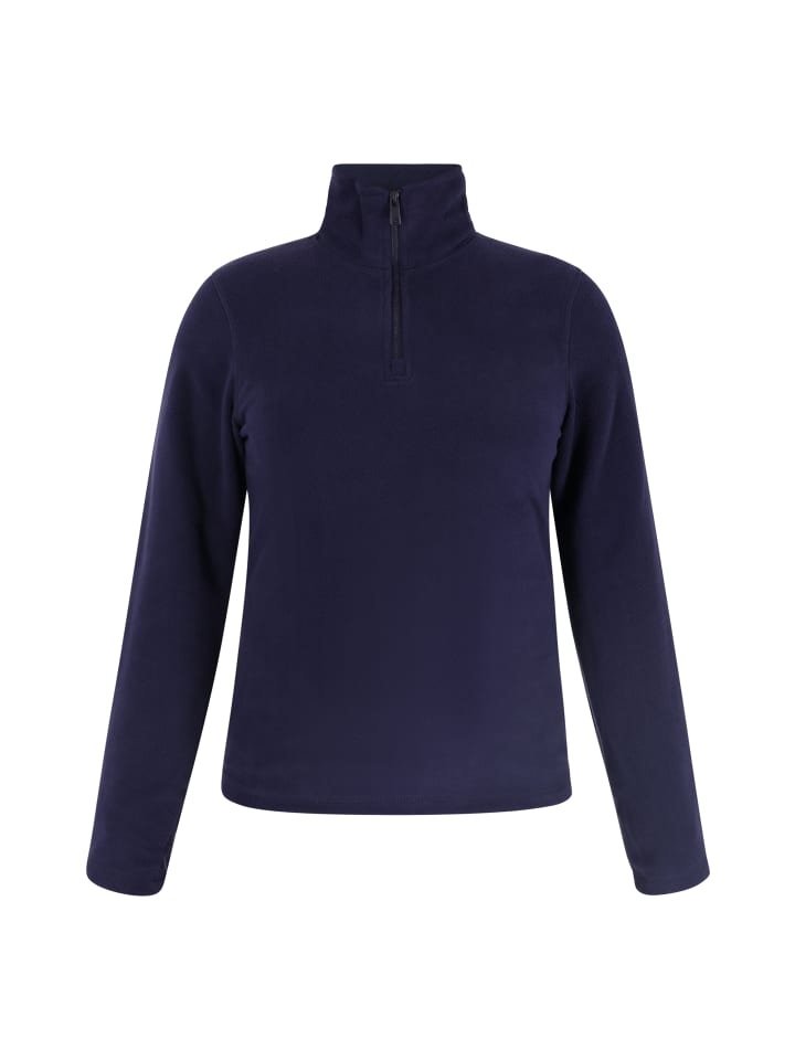 Damen Fleecepullover in Marine