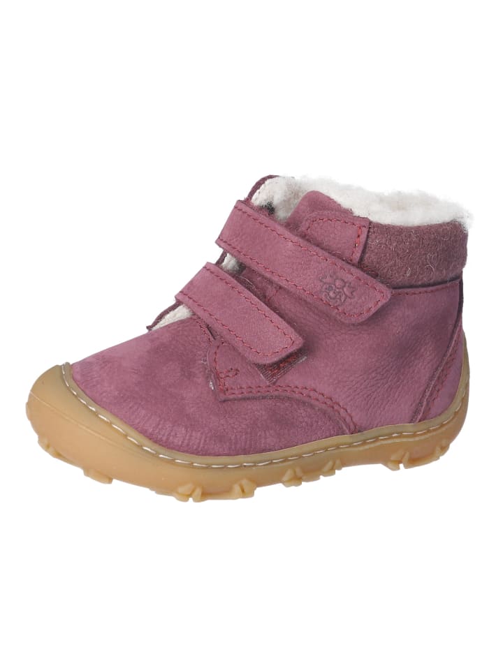 Lauflern Warmfutter Barfußschuh in lila